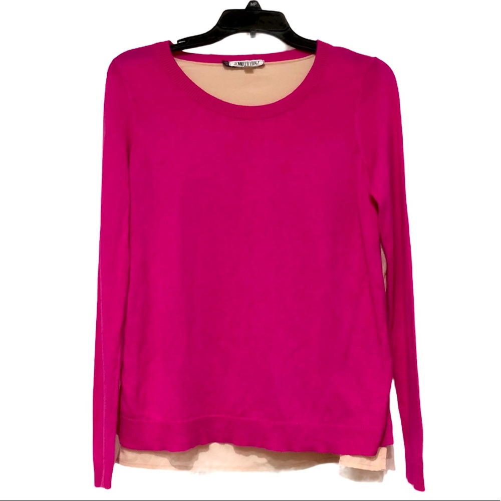 NWOT Pink Jennifer Lopez Long Sleeve